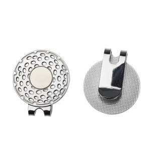 Golf cap Clip Golf Clip Mark Mark 25mm round coin silver Golf metal ball Mark 3 colors