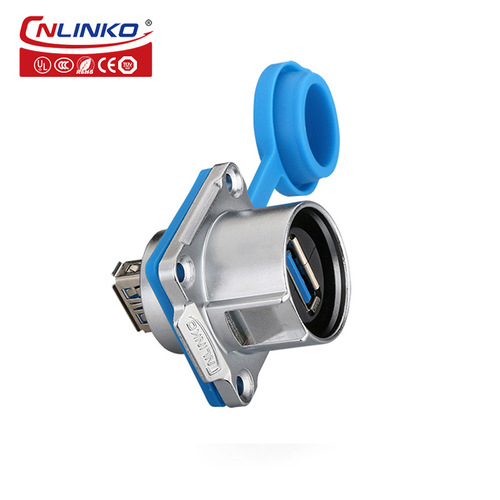 Lingke LP-24 USB 3.0 Data Connector, USB Interface Aviation Plug, Industrial Waterproof Plug & Socket