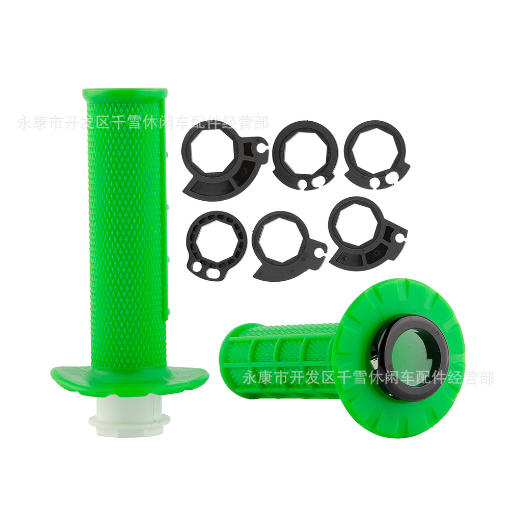 Puños de manillar universales con función de autobloqueo, aptos para motocicletas todoterreno KTM, Honda, Kawasaki, Yamaha GAS.