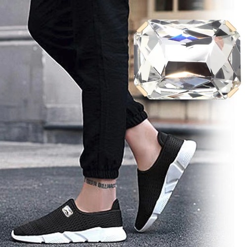 Removable shoe accessories crystal shoe buckle model sneakers high heels accessories boots hanger shoe surface clip shoe accessories