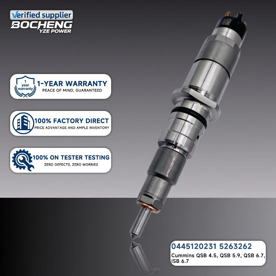 Inyector de Combustible Diesel 0445120231 0445120059 Cummins 6D107 de Alta Presión
