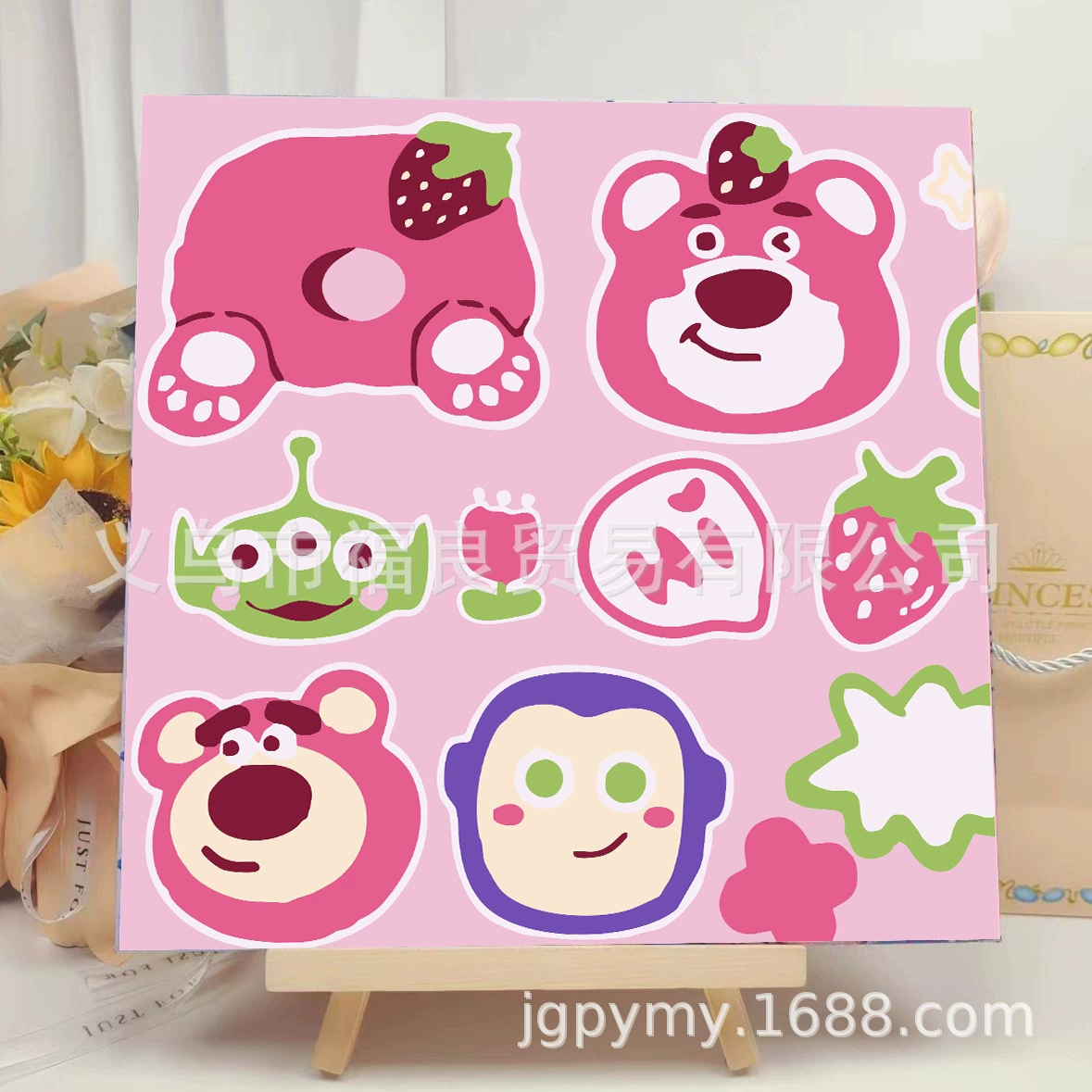 Набор алмазной мозаики DIY 30×30 см, деревянная рама, стразы и инструменты для выкладки