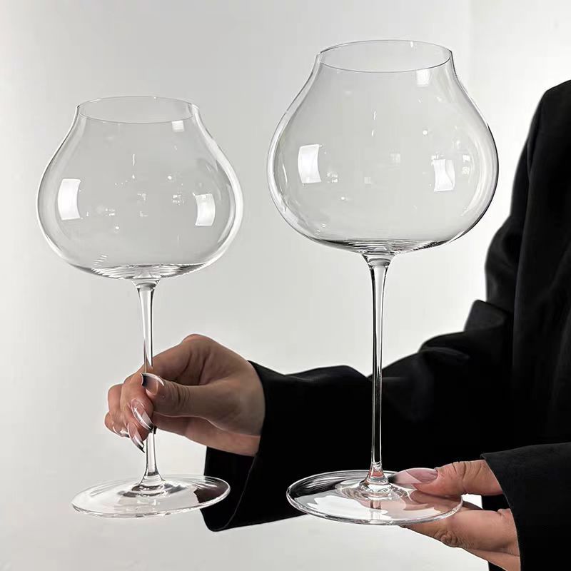 Taza de vino de vidrio conjunto de taza de whisky xo taza de vino tinto taza de vino sin plomo taza de champán