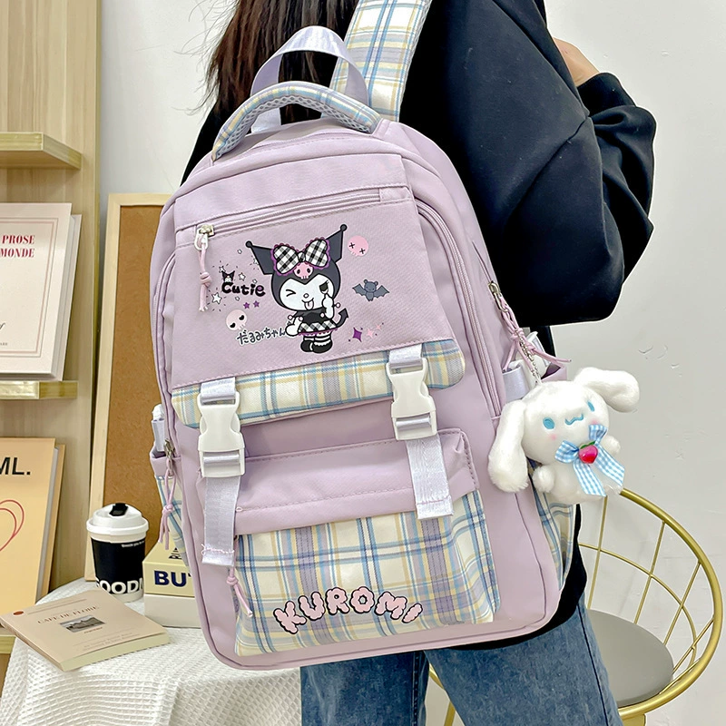 2024 новый Kulomi Yugui Dog Student Backpack для девочек, лёгкий и милый супер лёгкийridge защита мелодия рюкзак