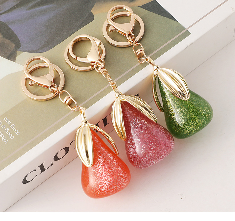 Estilo Moderno Aleación Fruta Mujeres Colgante De Bolsa Llaveros display picture 1