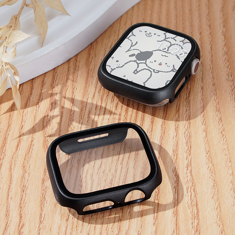 Applicable Apple Watch protective case S9 shell film all -in -one Applewatch protective cover S8 steel film IWATCHS7