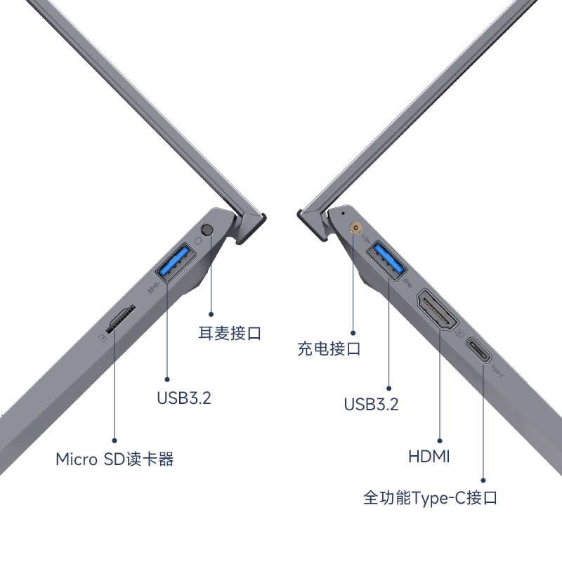Computadora portátil N100 transfronteriza de 12 generaciones, portátil para oficina empresarial de 15,6 pulgadas, portátil delgado y liviano laptop