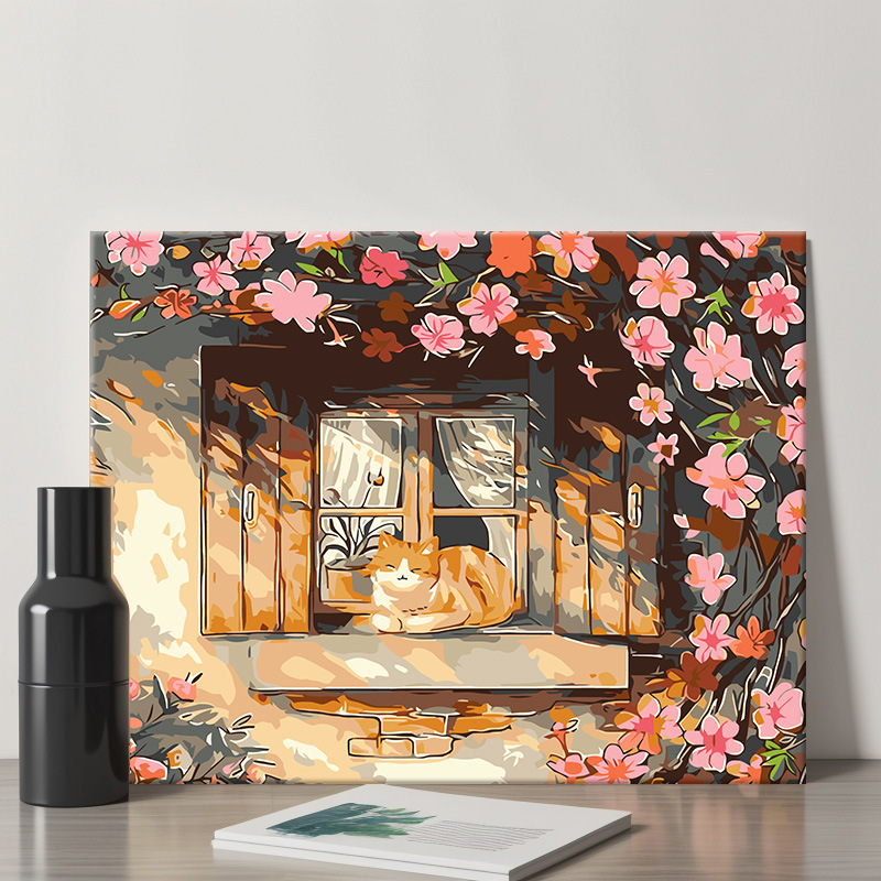 40 × 50 pintura al óleo digital color paisaje pintura pintada a mano relleno de color para niños curado fábrica de pintura decorativa al por mayor