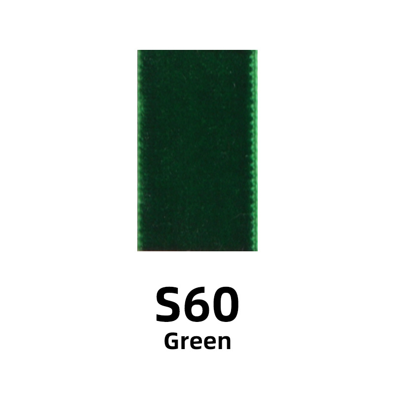 Cinta flocada de 1,5 cm Terciopelo de terciopelo con decoración de regalo de flores Accesorios para el cabello de bricolaje hechos a mano