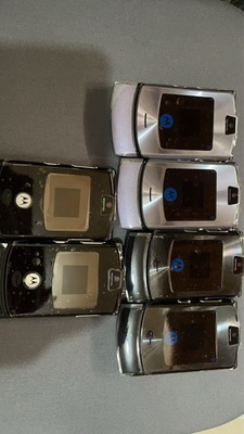 Трансграничный мобильный телефон Motorola V3, многоязычная откидная кнопка на иностранном языке, GSM мобильный телефон 2G, мобильный телефон на английском и русском языках