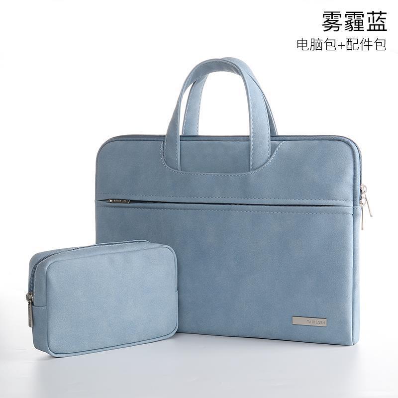 반투명 마이크로 벨벳 모델 - 헤이즈 블루 + 파워팩 [트롤리 스트랩 + 히든 핸드 캐리 포함]