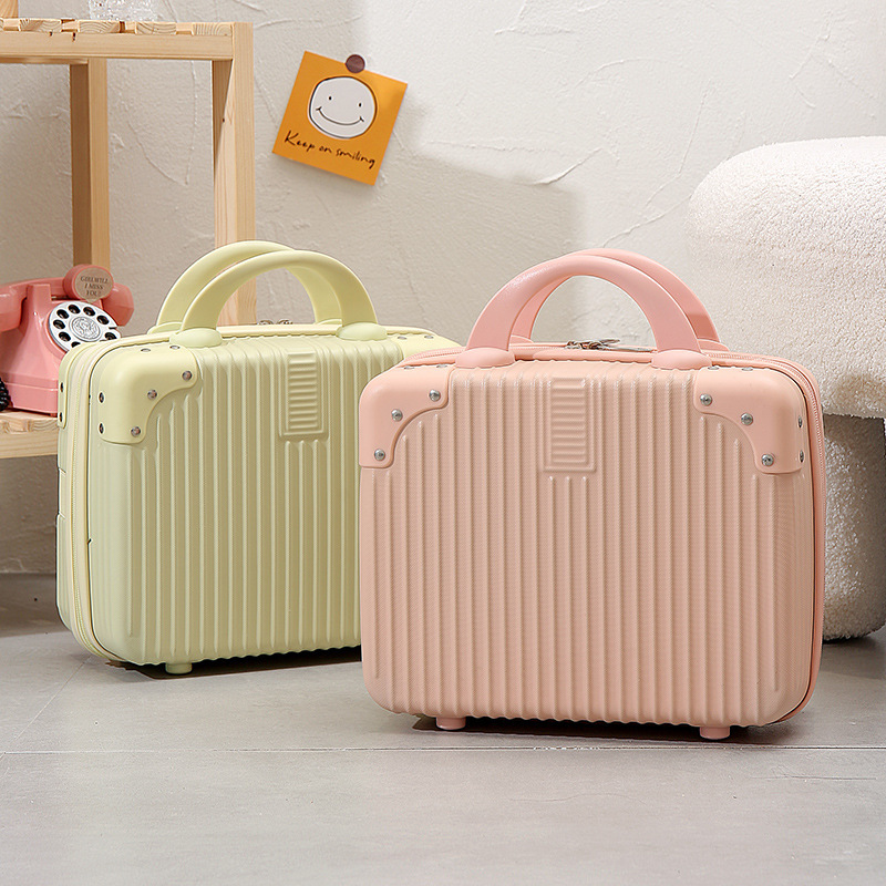 Portable box 14-inch luggage fashion cosmetic case lightweight storage 16-inch password box hand gift back gift box Portable box 14-inch luggage fashion cosmetic case lightweight storage 16-inch password box hand gift back gift box