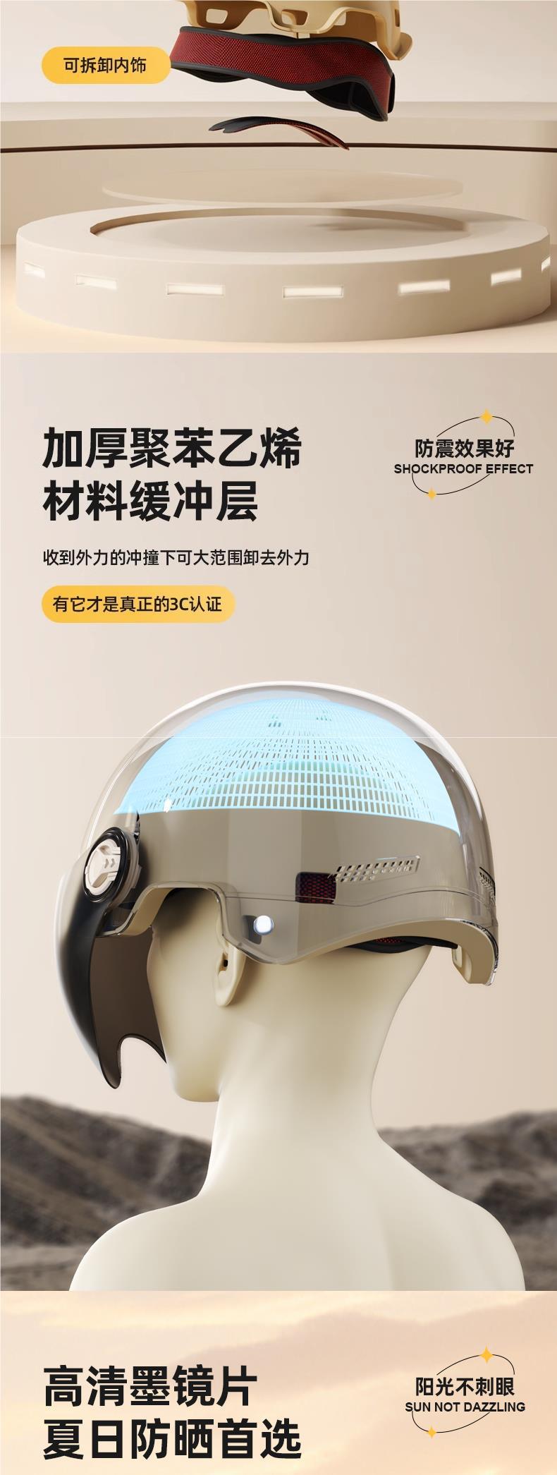 New National Standard 3C Certified Electric Vehicle Helmet
