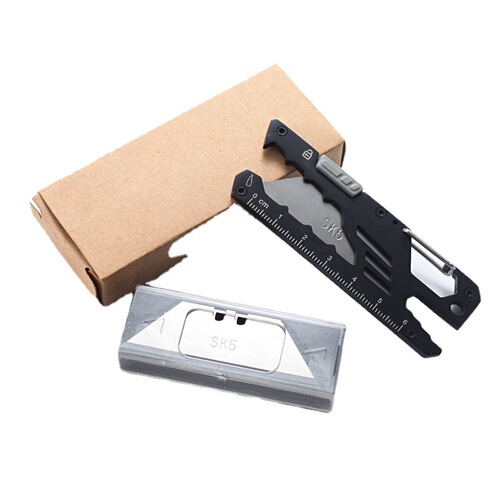 Multifunctional craft knife set, includes utility knife, opening knife, and carving knife, with thick, portable, and multifunctional blades.