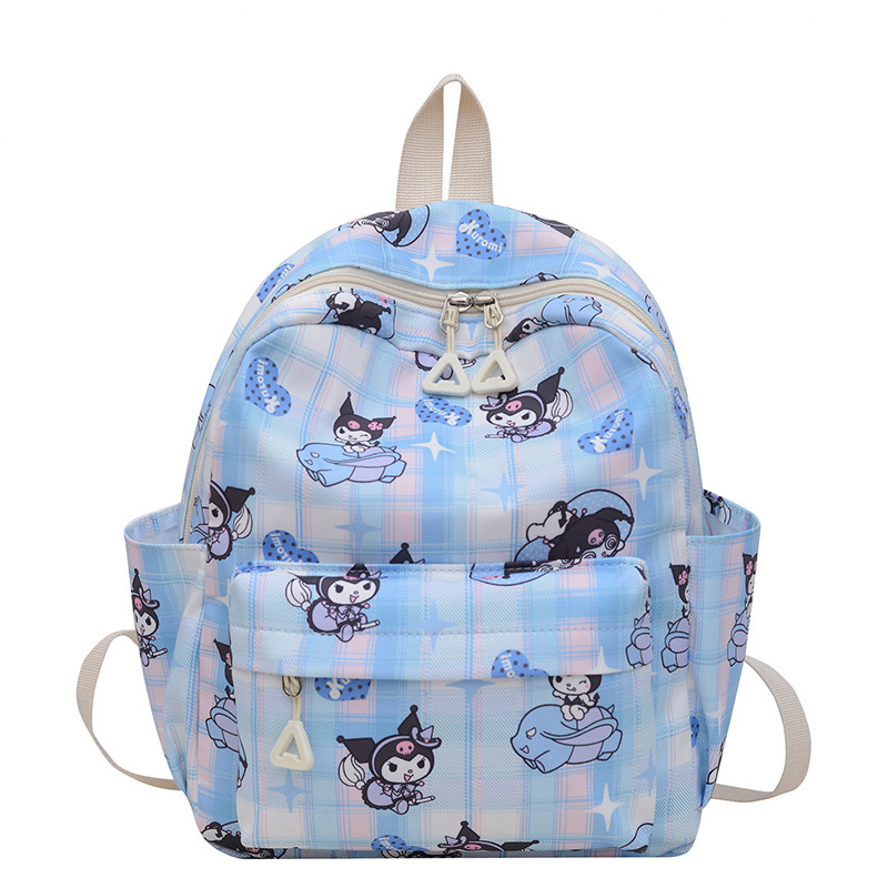 Sanrio Kindergarten Mochila escolar de gran capacidad Mochila para niños casual Cool Luomi Mochila para niños Mochila de primer grado