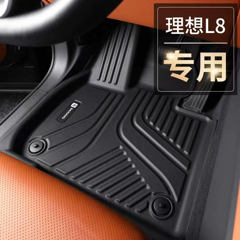 Новый автомобиль может обрабатывать идеальный L8 с высоким шелком TPE двухслойный коврик для ног