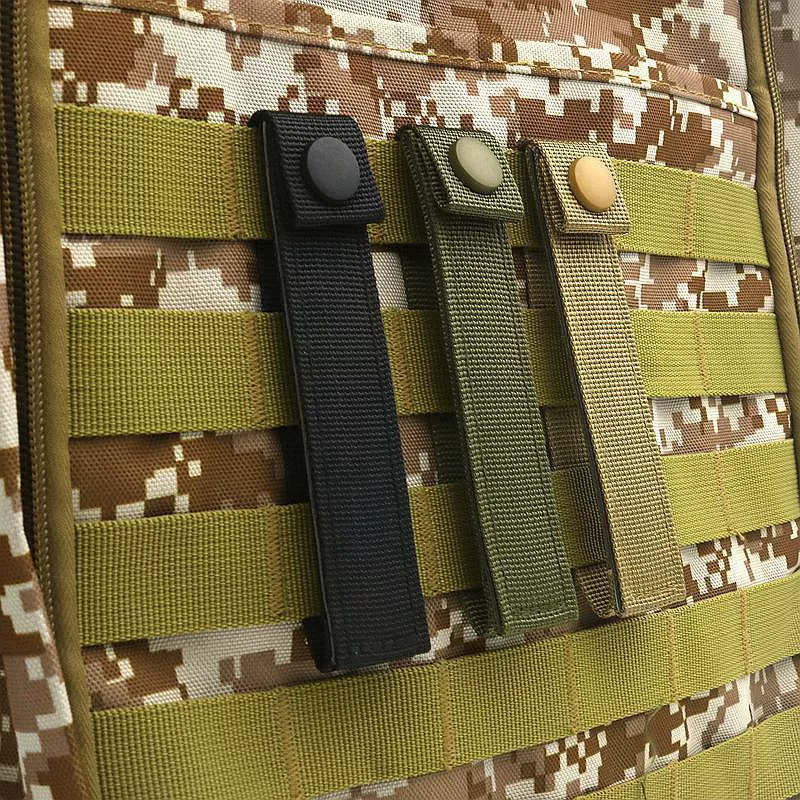 Тактический набор Outdoor EDC с фиксированным пряжкой из нейлона, пряжка Molle, расширяемая лента, переработка/комбинация