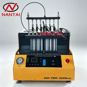แท่นทดสอบหัวฉีดเบนซินแรงดันสูง Gdi รุ่น Ct6100 จากโรงงาน แรงดัน 200 บาร์ แท่นทดสอบระบบรางร่วมแรงดันสูง