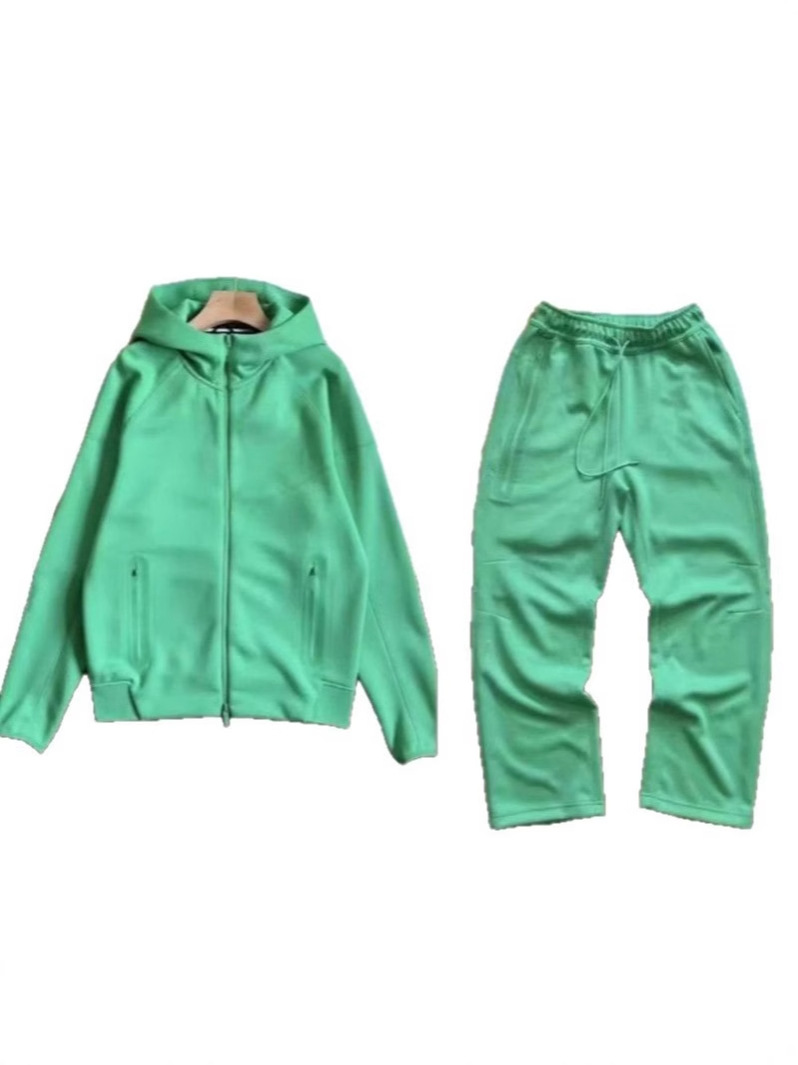 24 años de primavera y otoño ciencia y tecnología deportiva casual chaqueta encapuchada pantalones casuales abrigo conjunto 454-461