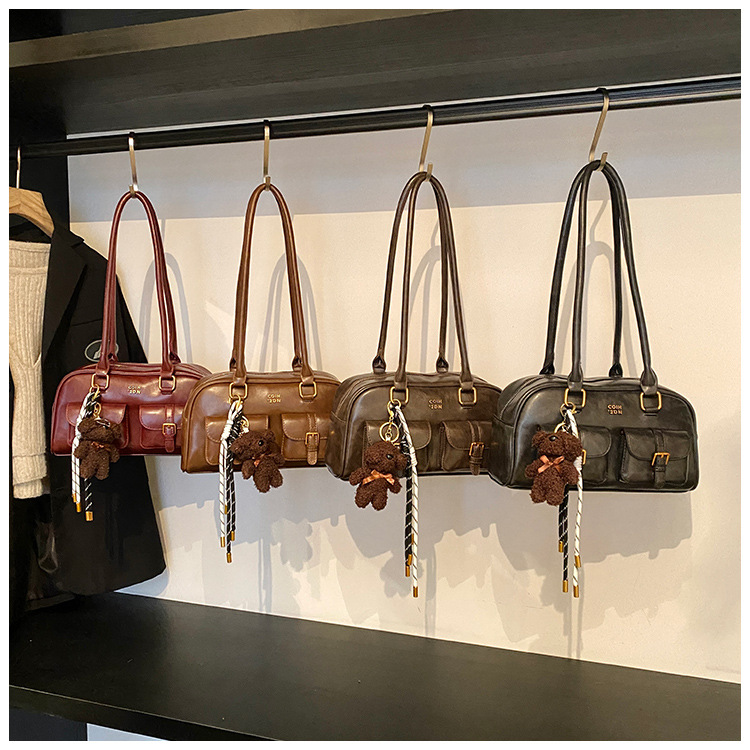 Fashionable and casual underarm bag for women, new autumn/Winter 2025, trendy and versatile, multi-pocket single-shoulder bag, high-end handbag undefined