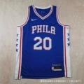 Heat Press 76ers 20 Blue