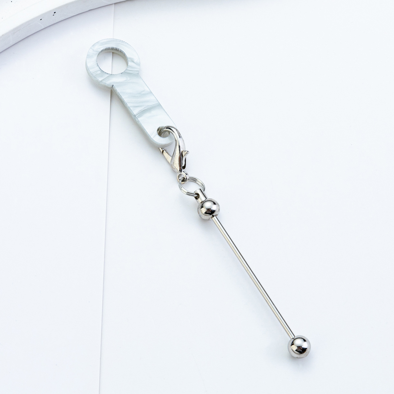 El nuevo colgante de paja de acrílico con cuentas de bricolaje es adecuado para accesorios de paja de copa de hielo de 8mm-10mm al por mayor