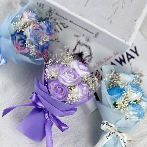 Mother's Day dried flower bouquet mini flower bouquet everlasting flower manufacturer wholesale welfare promotional gift DIY direct sales