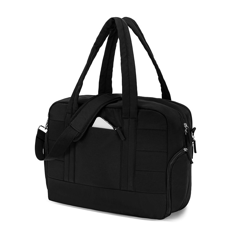 Nueva bolsa de viaje bolsa de viaje bolsa de zapatos bolsa de plumaje con compartimiento separación seca y húmeda bolsa de mano