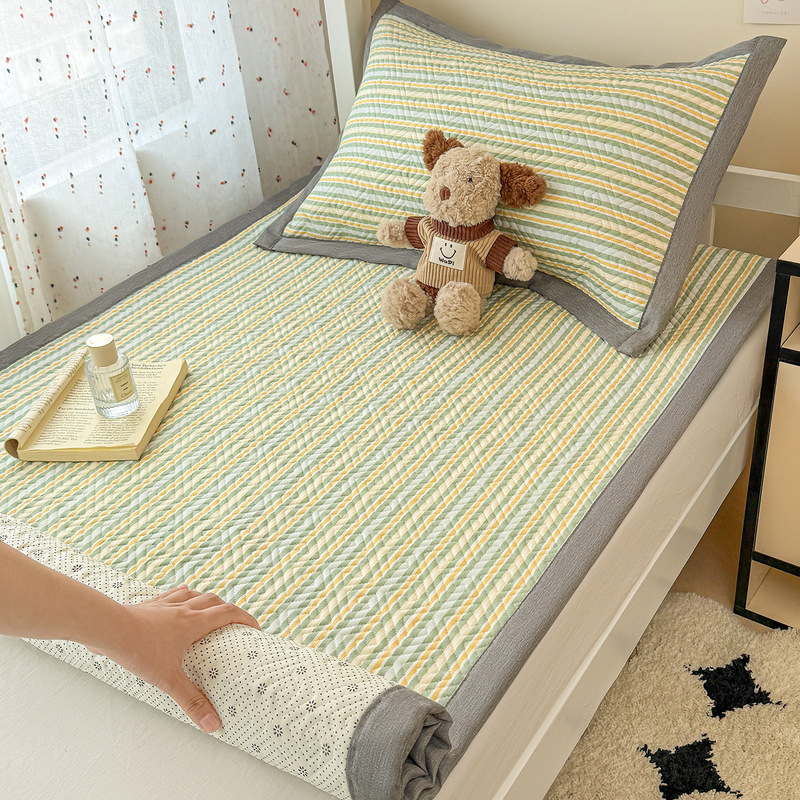 Dormitory-Specific Thickened Pure Cotton Coarse Cloth Thin Mattress 90X190 Soft Pad All-Cotton Student Single Mattress Sheet