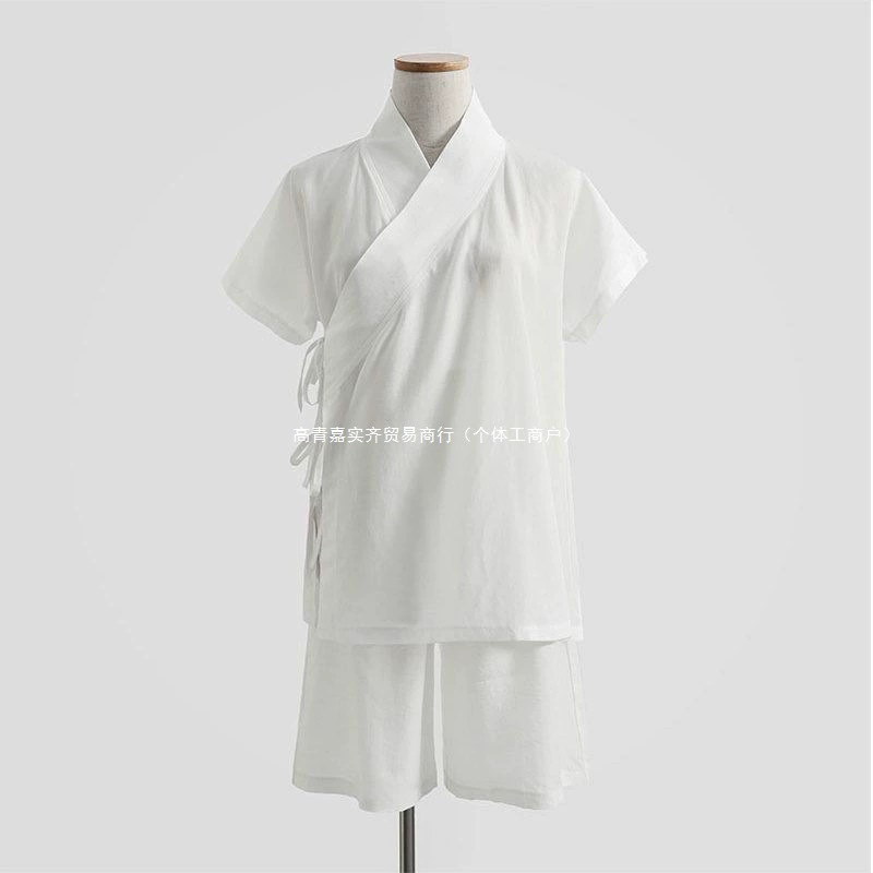 Длинное платье Hanfu в стиле Мин с перекрестным воротником и юбкой длиной до талии, базовый слой, подкладка, широкие брюки и пижама.