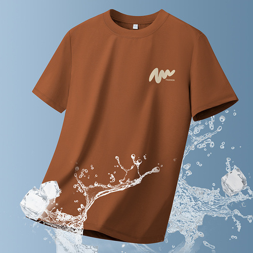 Summer Short Sleeve T-Shirt for Men American Streetwear Brand Short Sleeve T-Shirt for Men and Women Couple Loose Half Sleeve Top