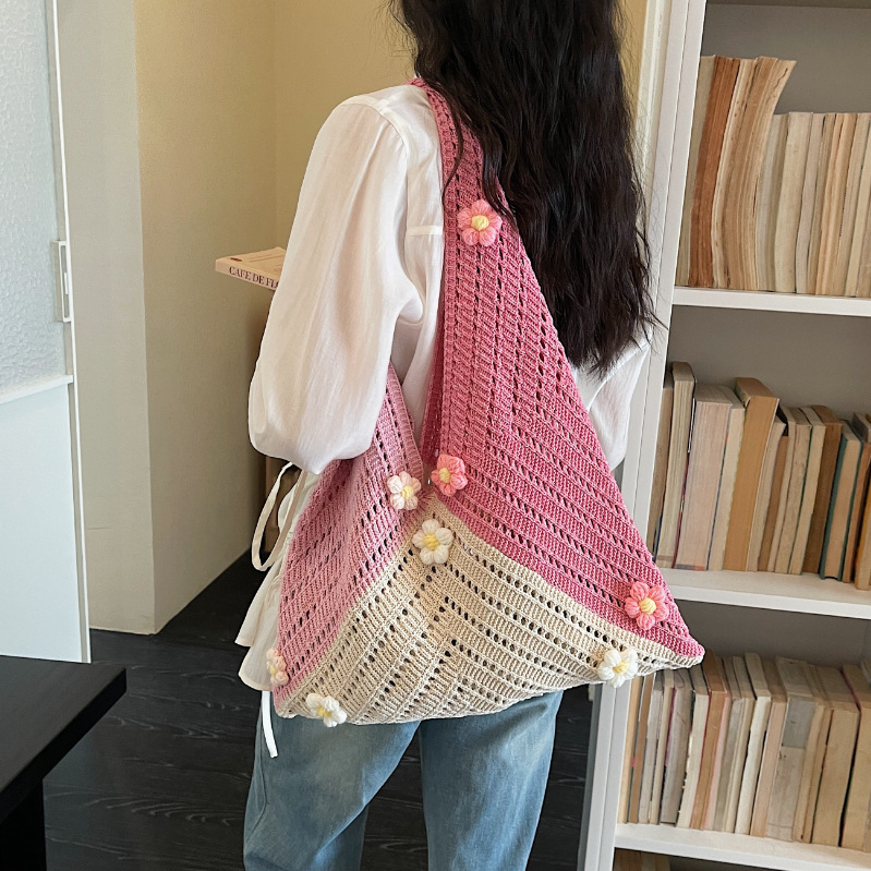 慵懒风针织精美包包女夏季新款潮流时尚手提包通勤百搭可爱休闲托