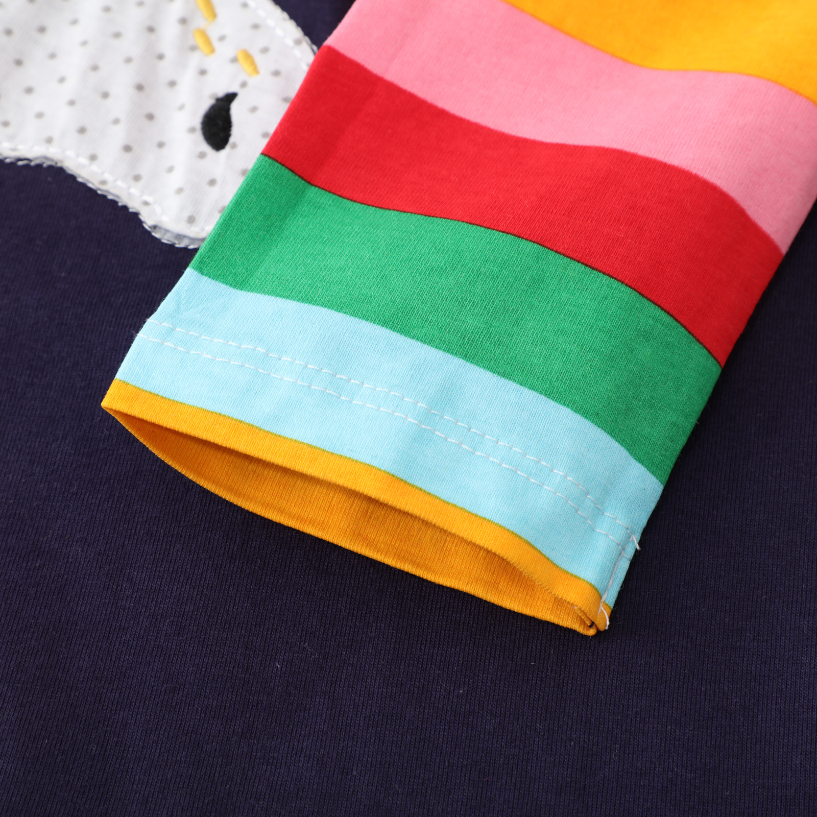 Vestido de manga larga para niñas 2025 vestido de princesa de unicornio bordado de primavera para niños vestido de primavera y otoño para niños