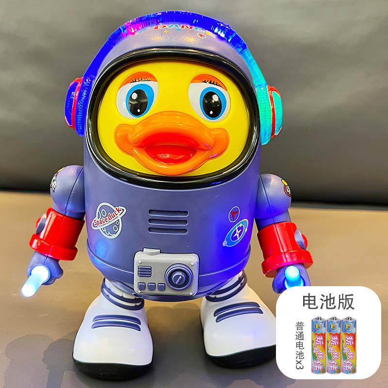 早期教育ダンススペースアヒル幼児練習ヘッドアップトレーニング赤ちゃん3-6ヶ月1歳歌う電動子供のおもちゃ|undefined