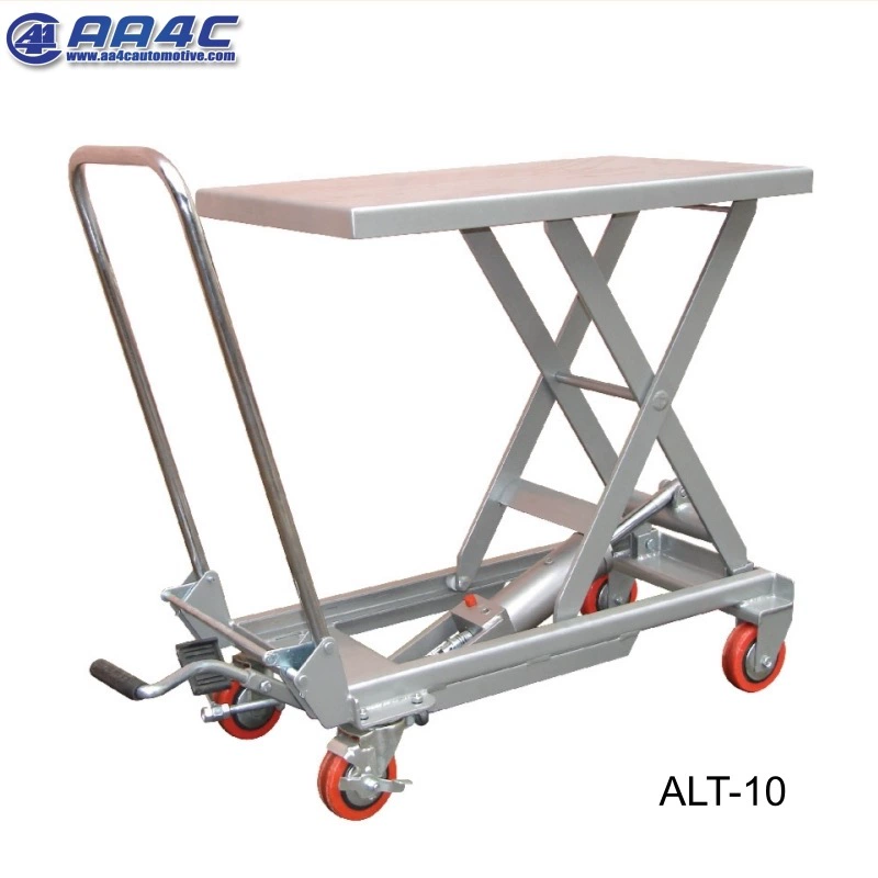 Ножничная подъемная платформа AA4C, настольная ножничная подъемная платформа из алюминиевого сплава, нагрузка 122.0kg  Omar