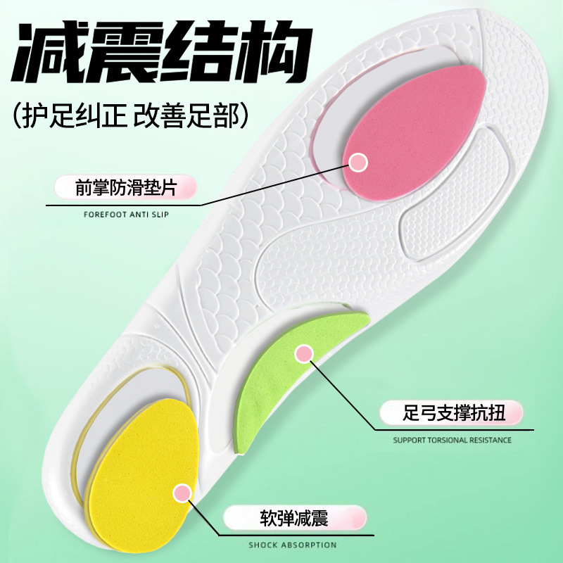 Whale Pad Cross-Arch Anti-Collapse Insole Supports Sole Correction and Pain-Proof Unisex Arch Support Shock-Absorbing Insole