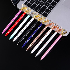 創意大鑽石筆水晶鑽石筆商務廣告禮品筆創意鑽筆金屬圓珠筆印刷lo