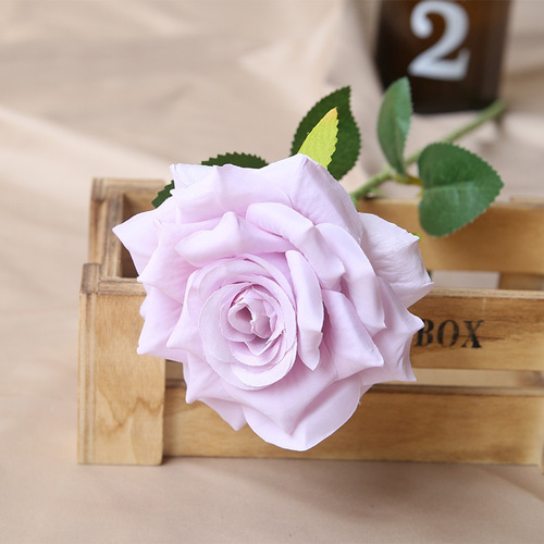 New single-branch diamond rose simulation flower for wedding, wedding flower arrangement and floral decoration, wedding arrangement rose flower arrangement