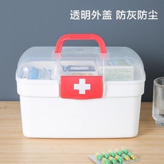 医療ボックス、家庭用、学生寮用大容量収納ボックス、薬収納ボックス、家庭用小型薬箱、卸売