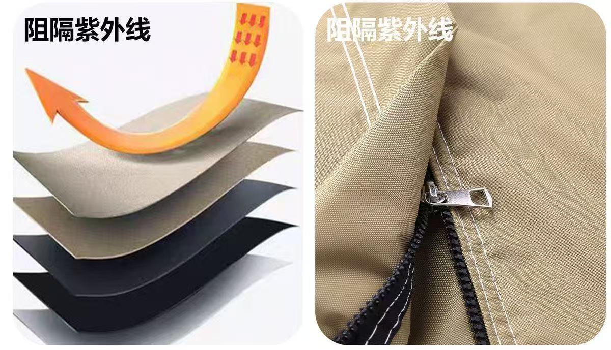 Cross-Border Foreign Trade Amazon Car Cover, Full Cover, Sun Protection, Heat Insulation, Rain and Snow Protection, Dustproof, Suitable for All Seasons