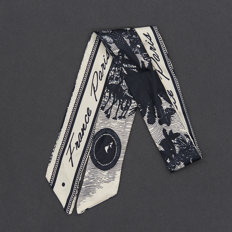 Una pieza de cabello combinado con mano coreana francesa joyería de bolsas de pañuelo largo joyería de cabello correa larga correa de cabello