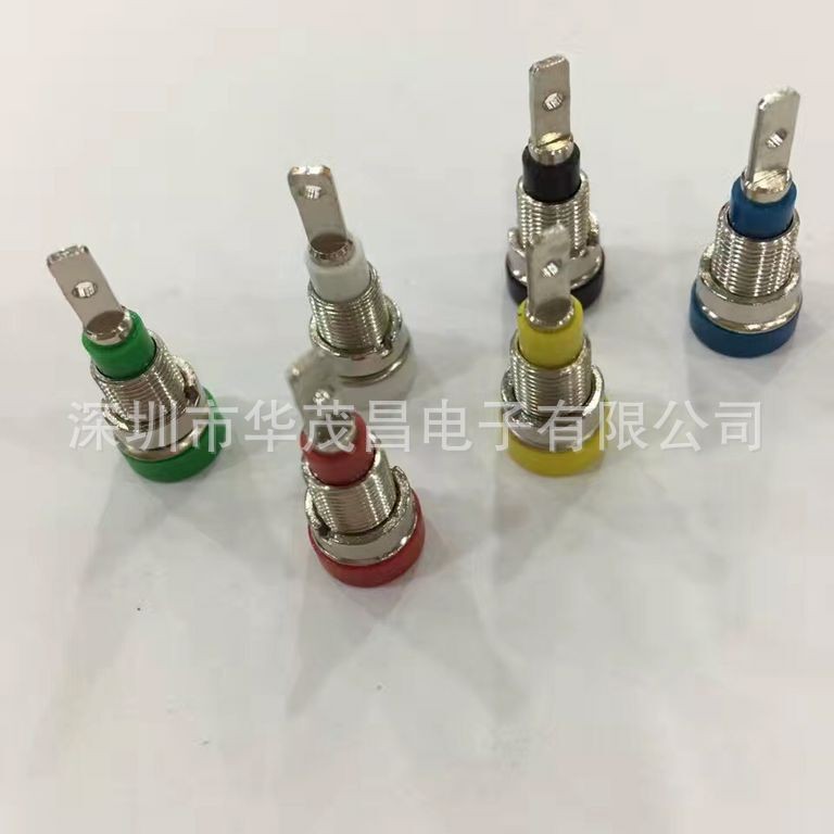 2MM安全型香蕉插座 铜制接线柱 面板插座 香蕉插2MM母座