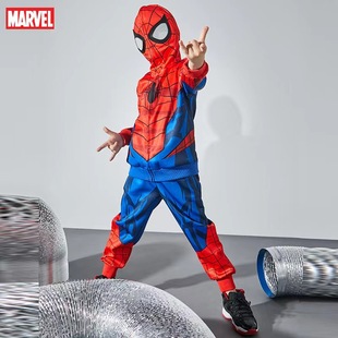 New Marvel hooded jacket suit Spider-Man suit performance clothing Iron Man suit Captain America suit