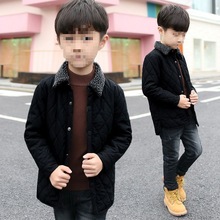 儿童棉服男童薄棉衣童装棉袄小男孩绣花加厚外穿夹棉卡通内胆上衣