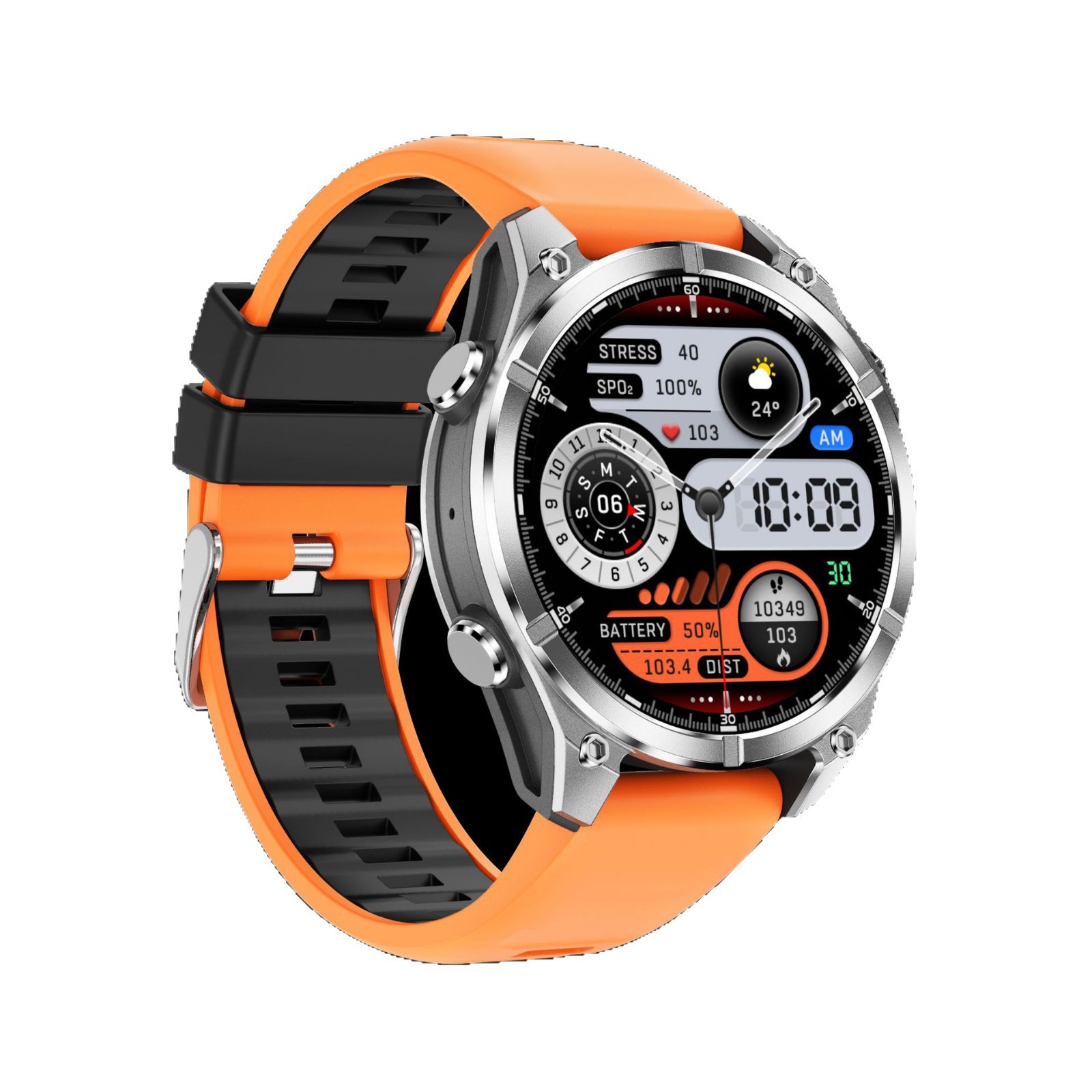 VD40 PRO Smart Watch, Bluetooth Call Sports Bracelet With Pedometer, Distance Tracking & Heart Rate Monitor For Outdoor Activities_voghion.com