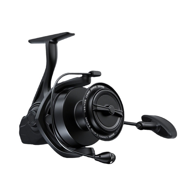 Rueda giratoria de anclaje rueda giratoria de pescado rueda giratoria de luya rueda giratoria de pesca de metales marinos rueda de lanzamiento de larga distancia samurai negro 10000 rueda de línea de pesca