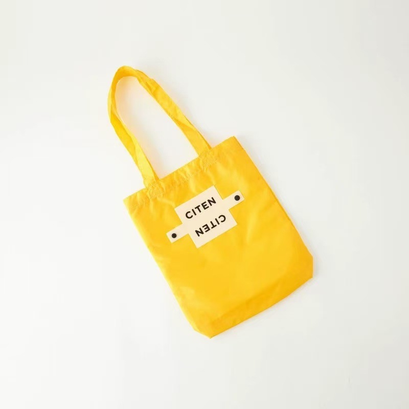 Japanese nylon multicoloured capacious one-shoulder bag