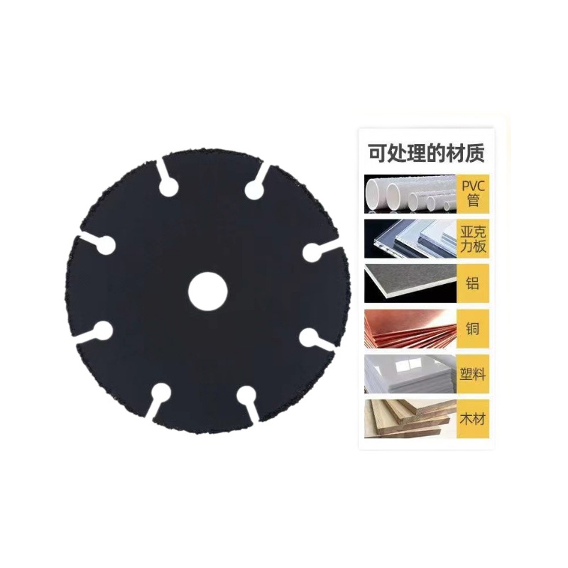 Pequeño hombre de acero Mini amoladora angular pieza de corte 75mm3 pulgadas muela pieza 10mm agujero interior molienda película molienda pieza de piedra