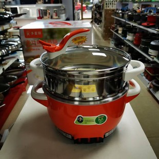 Shandong Duoxing Electric Hot Pot Cufg6-21B Sixth Generation Multi-Function 31Cm/28Cm Electric Pot Thickeneded to Prevent Dry Burning