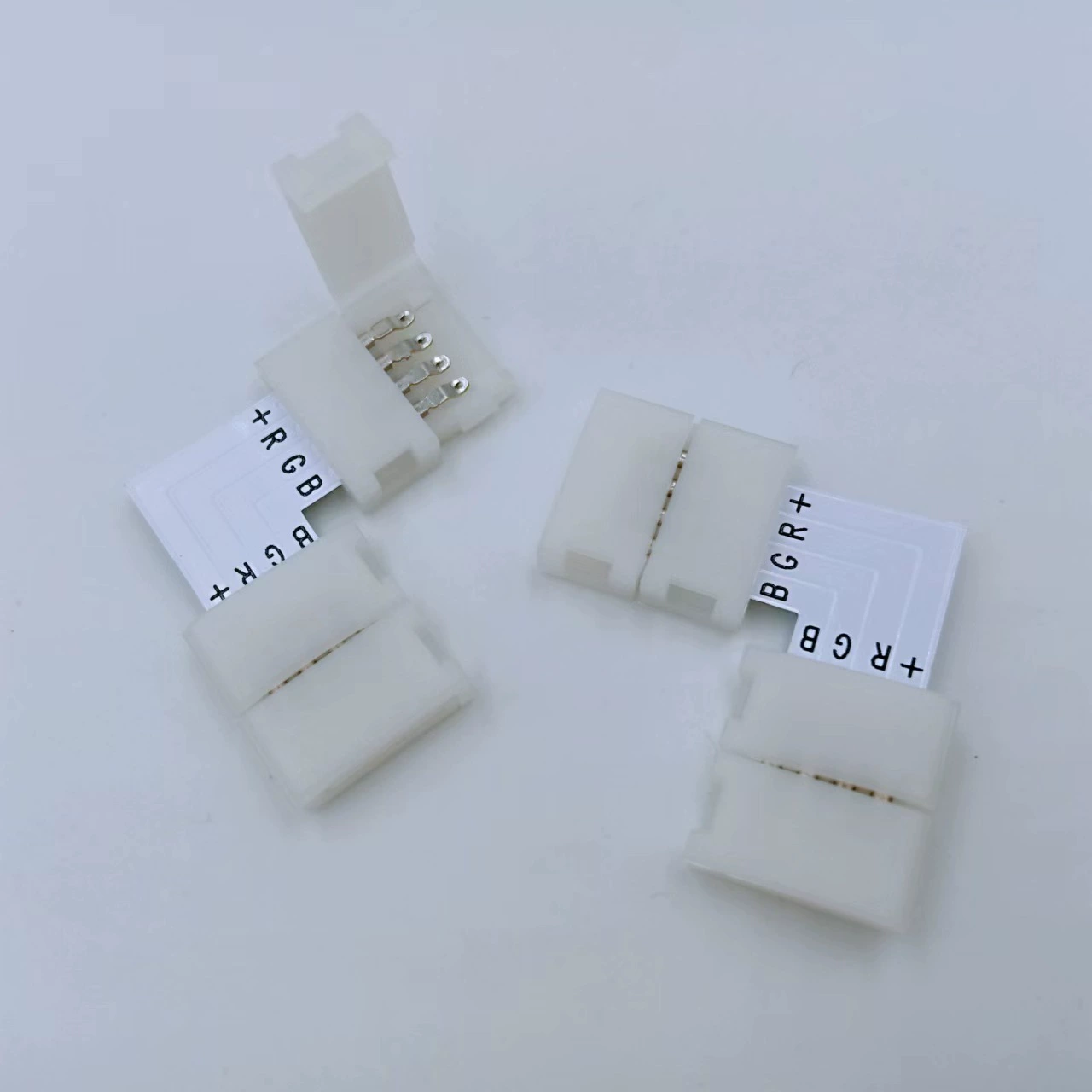 Светодиодная линейка быстроразъемный разъем световой ленты 4pin5050RGB неизолированная плата световая полоса разъем без сварки